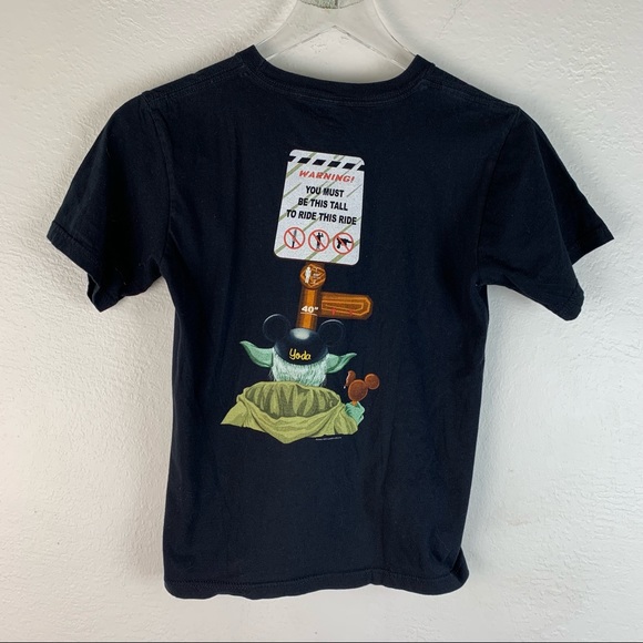 Disney Parks Star Wars Yoda Judge Me By My Size Do You Kids' Graphic T-shirt S - Picture 6 of 6